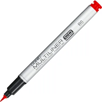 Technický liner COPIC SP červený štětcový