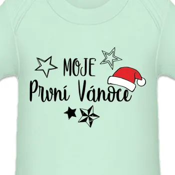 Kojenecký body Dětské body Vánoce | Body moje první vánoce
