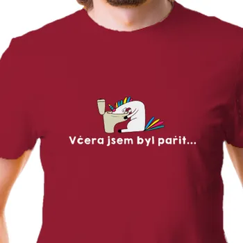Tričko Vtipná | Triko s jednorožcem Kocovina