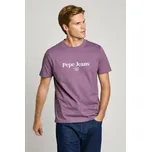 Pepe Jeans Pánské tričko DALE TEE Barva: fialová, Velikost: M