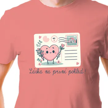 Tričko Láska | Valentýnské tričko Láska na první pohled