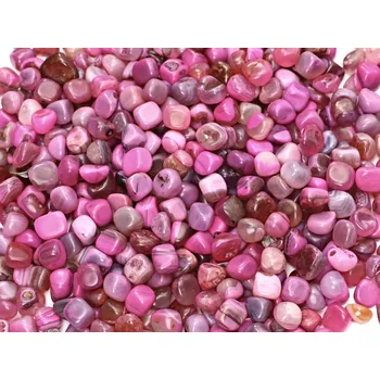 Drahý kámen Magieprirody.cz Tromlovaný kámen Achát růžový XS velikost 8 - 15 mm - Brazílie #07 Množství: 1ks