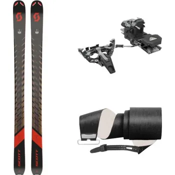 Sjezdové lyže Pánský skialpový set Scott SUPERGUIDE 88 + DYNAFIT BLACKLIGHT + SKINS 178 - Černá 2022/2023