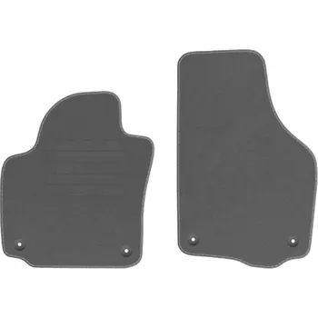 autokoberec VW GOLF PLUS 2005 - 2014 velurové autokoberce ŠEDÉ PŘEDNÍ STD