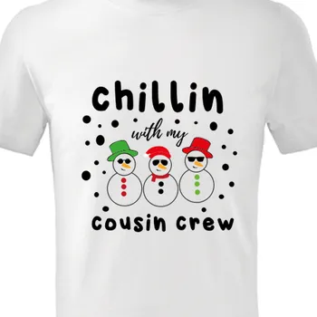 Tričko Vánoce | Vánoční triko se sněhuláky