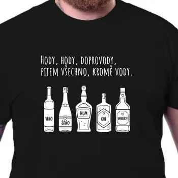 Pánské tričko Tričko Akce | Velikonoční tričko Alkohol