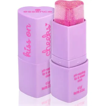 Rtěnka essence kiss on cheeks multifunkční líčidlo na rty a tváře odstín 01 Be Mine! 4.5 g