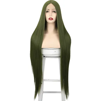 Karnevalový doplněk imago Paruka Lace Front: Zelená - Jennifer