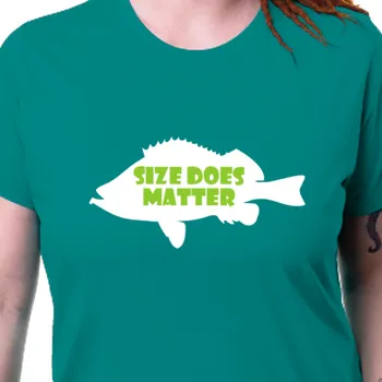 Tričko Rybáři | Dámské tričko Size does matter