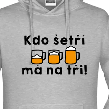 Pánská mikina Mikina Vtipná | Mikina s pivem Kdo šetří