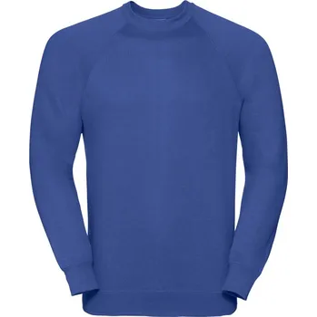 pracovní mikina Russell Mikina 762M, raglánová COT10762M05700-bright roya XS Modrá královská jasná