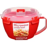 Sistema Microwave dóza na nudle a hranolky 940 ml červená
