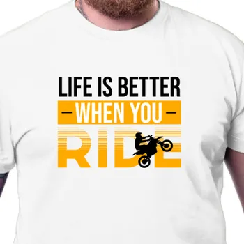 Pánské tričko Tričko | Tričko Život je jízda