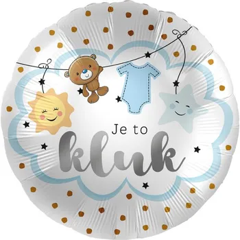 Balónek Premioloon Balonek fóliový Je to kluk, 43 cm