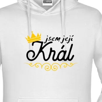 Pánská mikina Mikina Rodinné sety | Pánská mikina Její Král