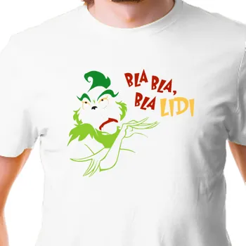 Pánské tričko Tričko Vánoce | Tričko Bla Bla Bla Lidi