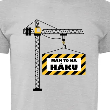 Tričko Traktory a bagry | Tričko Na háku