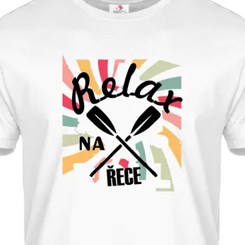 Pánské tričko Organická trička Vodáci | Triko na vodu Relax