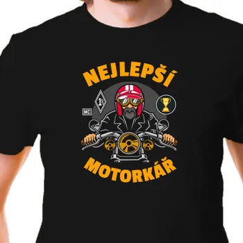 Tričko Auta a motorky | Tričko Nejlepší motorkář