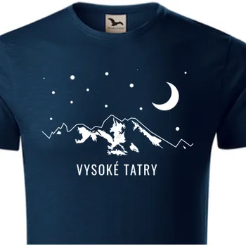 Pánské tričko Organická trička Cestování | Triko Vysoké Tatry