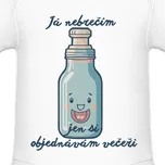 Dětské body Pro nejmenší | Bodýčko Objednávám večeři