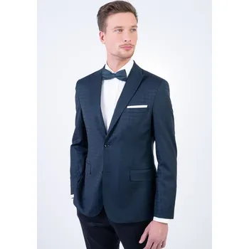 Společenské houndstooth sako V pohodlném střihu 188282