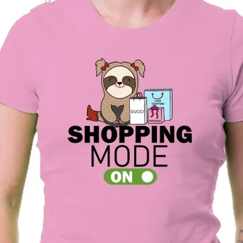 Dámské tričko Tričko Humor | Tričko pro shopaholičku