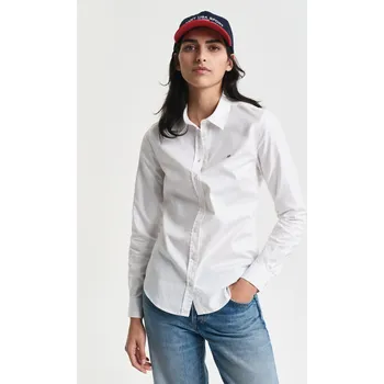 Dámská košile KOŠILE GANT SLIM STRETCH OXFORD SHIRT WHITE