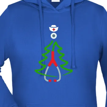 Dámská mikina Mikina Vánoce | Vánoční mikina Doktorka