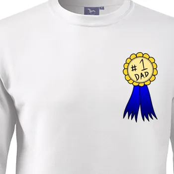 Pánská mikina Mikina Pro tatínky | Mikina Number one dad