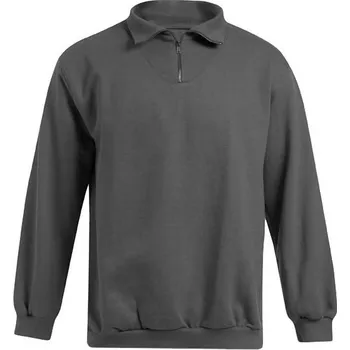 Pracovní oblečení Promodoro Mikina Promodoro Troyer 5050, pánská COT40505007503-graphite L Šedá grafitová