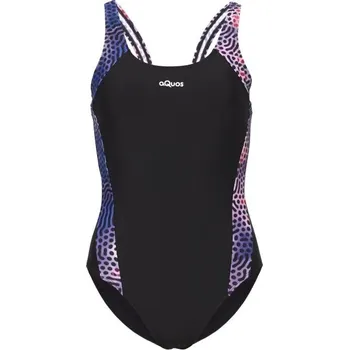 Dámské plavky Dámské plavky AQUOS ANDORA M Černá, Fialová, Bílá