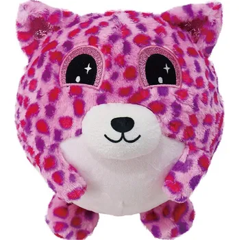 plyšák Nafukovací plyšový kamarád - Medvídek fialový 23 cm