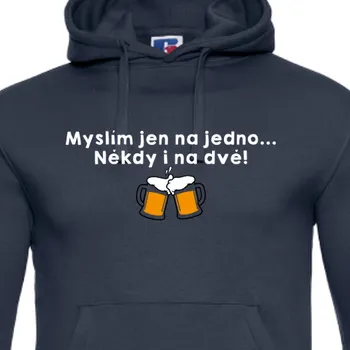 Pánská mikina Mikina Vtipná | Mikina pro pivaře Jedno