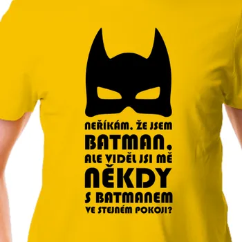 Tričko Vtipná | Pánské tričko Jsem Batman