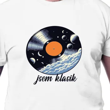 Pánské tričko Tričko Hudba | Tričko LP Jsem klasik