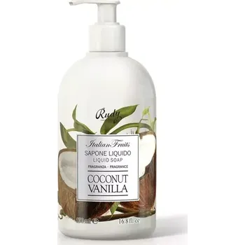 Tělový krém Rudy profumi Coconut & Vanilla Italian Fruits Coconut & Vanilla tekuté mýdlo 500ml