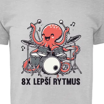 Tričko Párty | Tričko s chobotnicí - 8x lepší rytmus