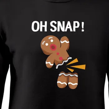 Pánská mikina Mikina Vtipná | Vánoční mikina Oh snap!