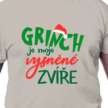 Tričko Vánoce | Tričko Grinch vysněné zvíře
