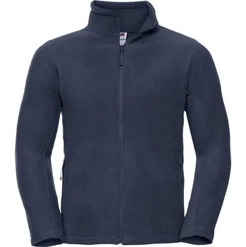 pracovní mikina Russell Mikina 870M na zip, fleecová COT10870M29013-french navy 3XL Navy french