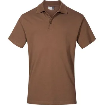 Pánská móda Promodoro Polokošile Superior 4001, krátký rukáv, pánská COT40400114515-brown Hnědá 5XL