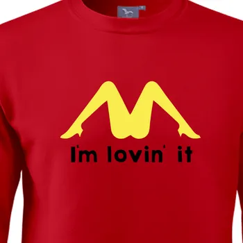 Pánská mikina Mikina Sex | Mikina I'm lovin it