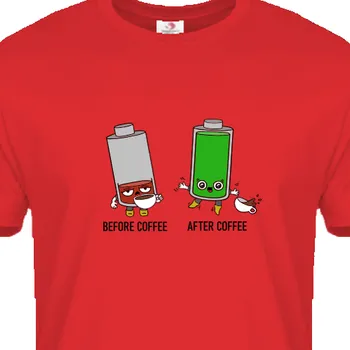 Organická trička Vtipná | Organické tričko Káva