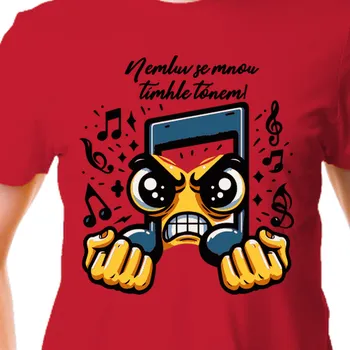 Pánské tričko Tričko Vtipná | Pánské tričko pro hudebníky Nemluv se mnou tímhle tónem