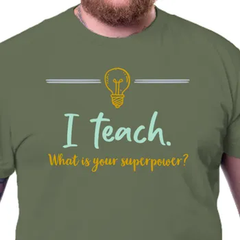 Pánské tričko Tričko Učitelé | Tričko Učitel-hrdina