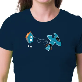 Dámské tričko Tričko Zvířata | Dámské tričko Perverzní kukačka