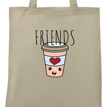 Nákupní taška Taška BFF | Taška pro BFF Káva