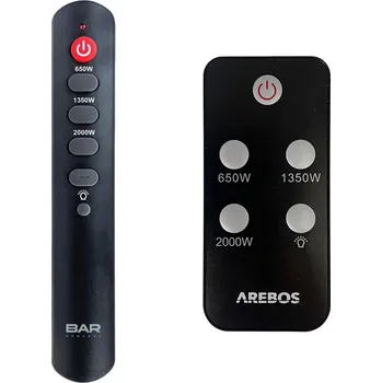 Dálkový ovladač AREBOS HR-HE-HS2500 - dálkový ovladač duplikát