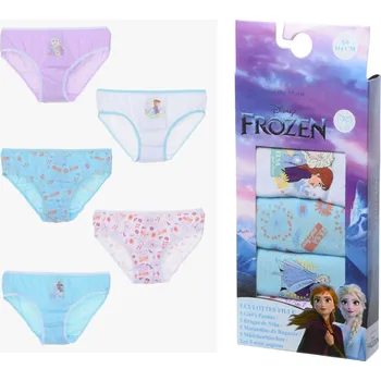Dívčí spodní prádlo Frozen (Ledové království) SADA 5 KS KALHOTKY FROZEN Velikost: 6-8